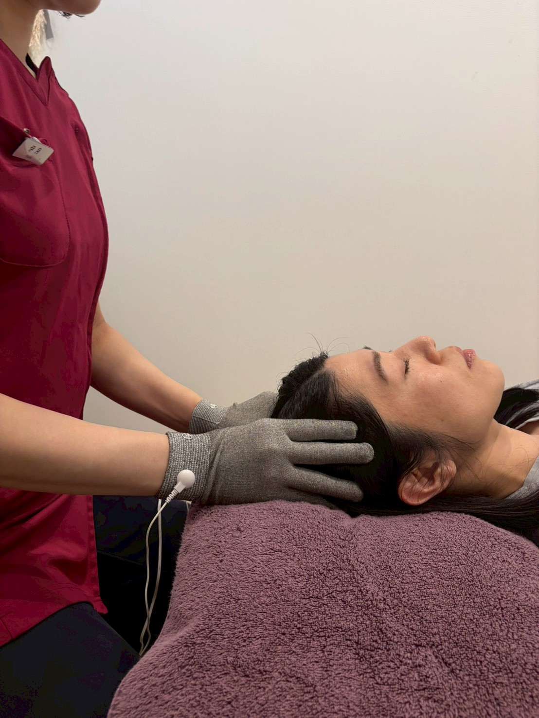 ブレインリフレクション施術風景